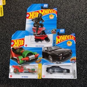Hot Wheels Bundle Hot Wheengs Hot Sauce Bottle Maserati Shamal Honda Motocompo